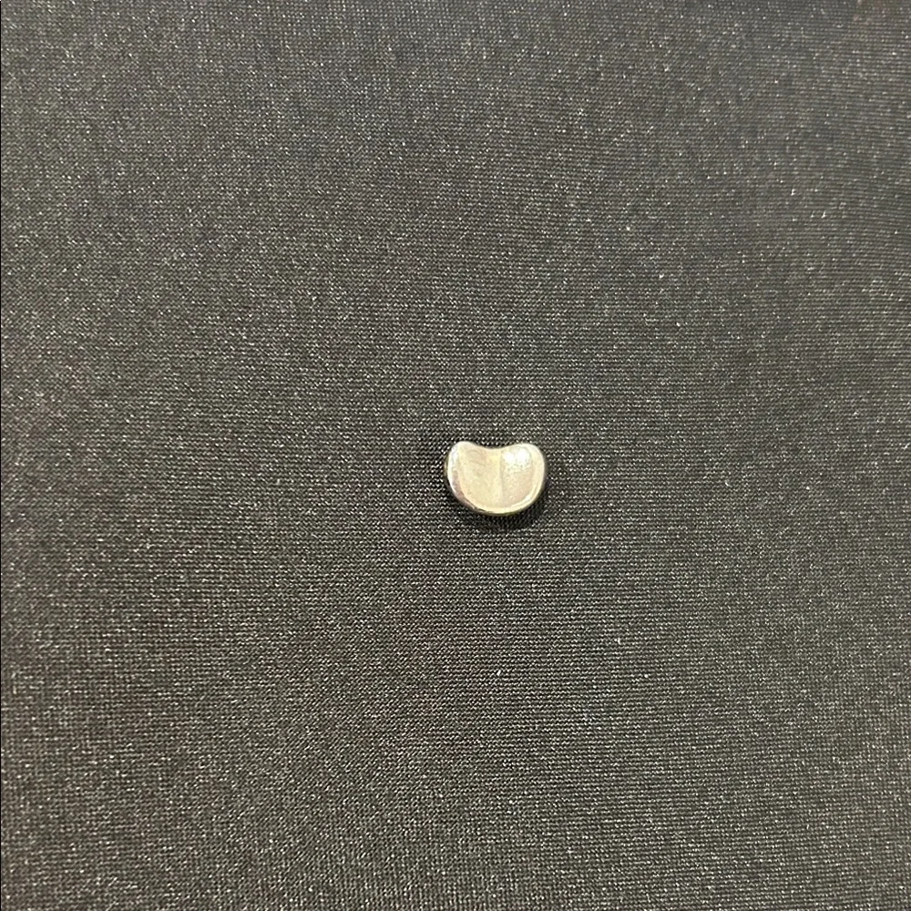 Tiffany & Co. Silver Bean Charm Necklace Accent - Picture 8 of 8